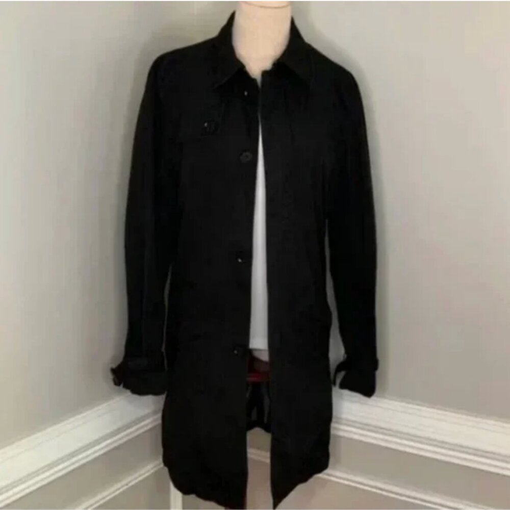 Marcs Black Trench Coat Size XS